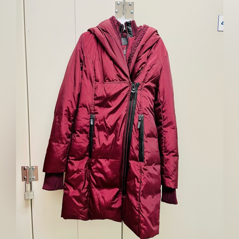 EUC Rudsak Maroon puffer Jacket